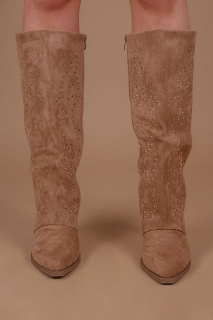 Kowbojki Stefania · skóra camel