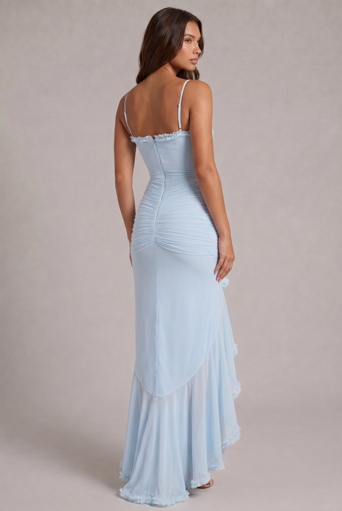 Sukienka Maxi Seraphina z Falbanami