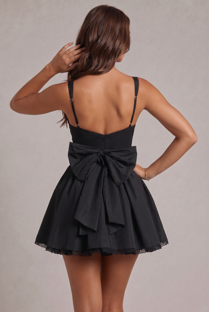 SUKIENKA JESSICA MINI - CZARNA