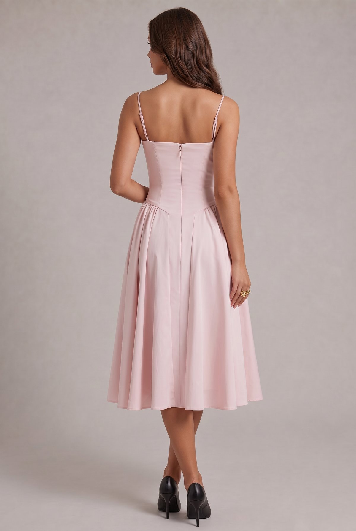 Amaya Elegancka Sukienka Midi