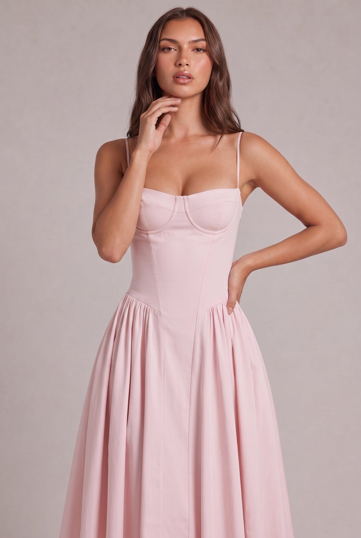 Amaya Elegancka Sukienka Midi