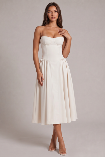 Amaya Elegancka Sukienka Midi
