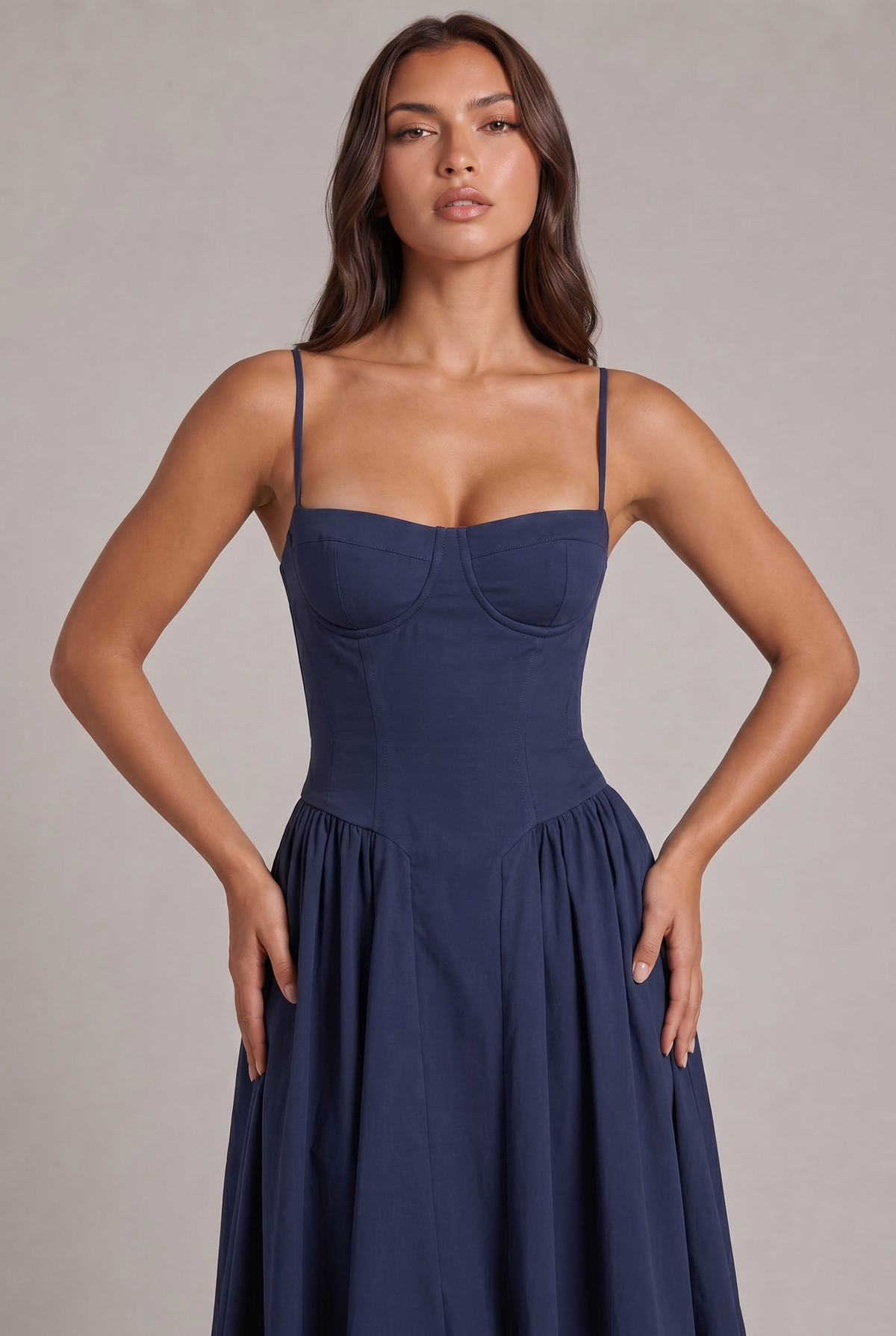 Amaya Elegancka Sukienka Midi