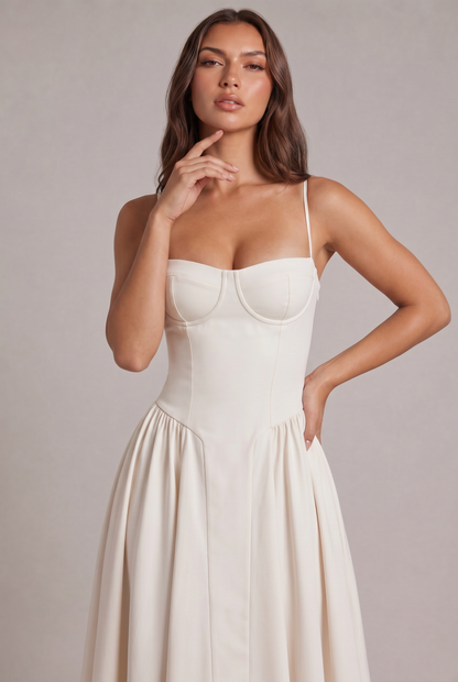 Amaya Elegancka Sukienka Midi