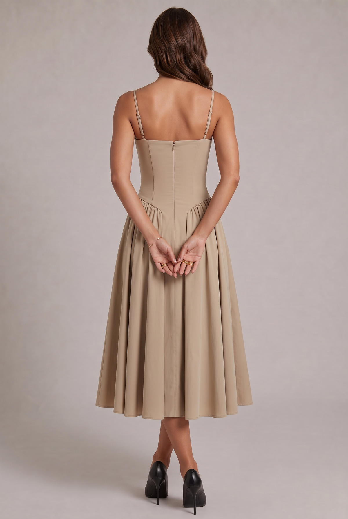 Amaya Elegancka Sukienka Midi