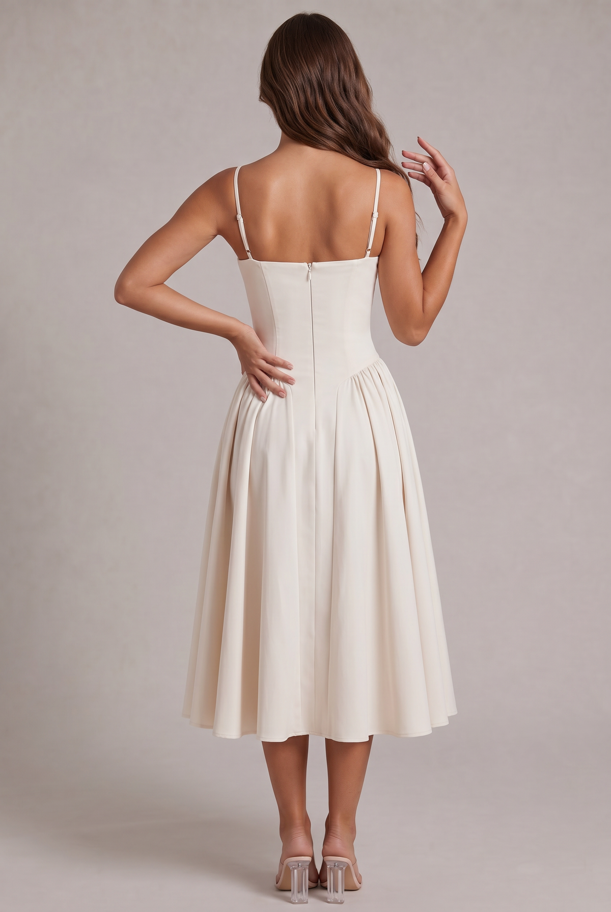 Amaya Elegancka Sukienka Midi