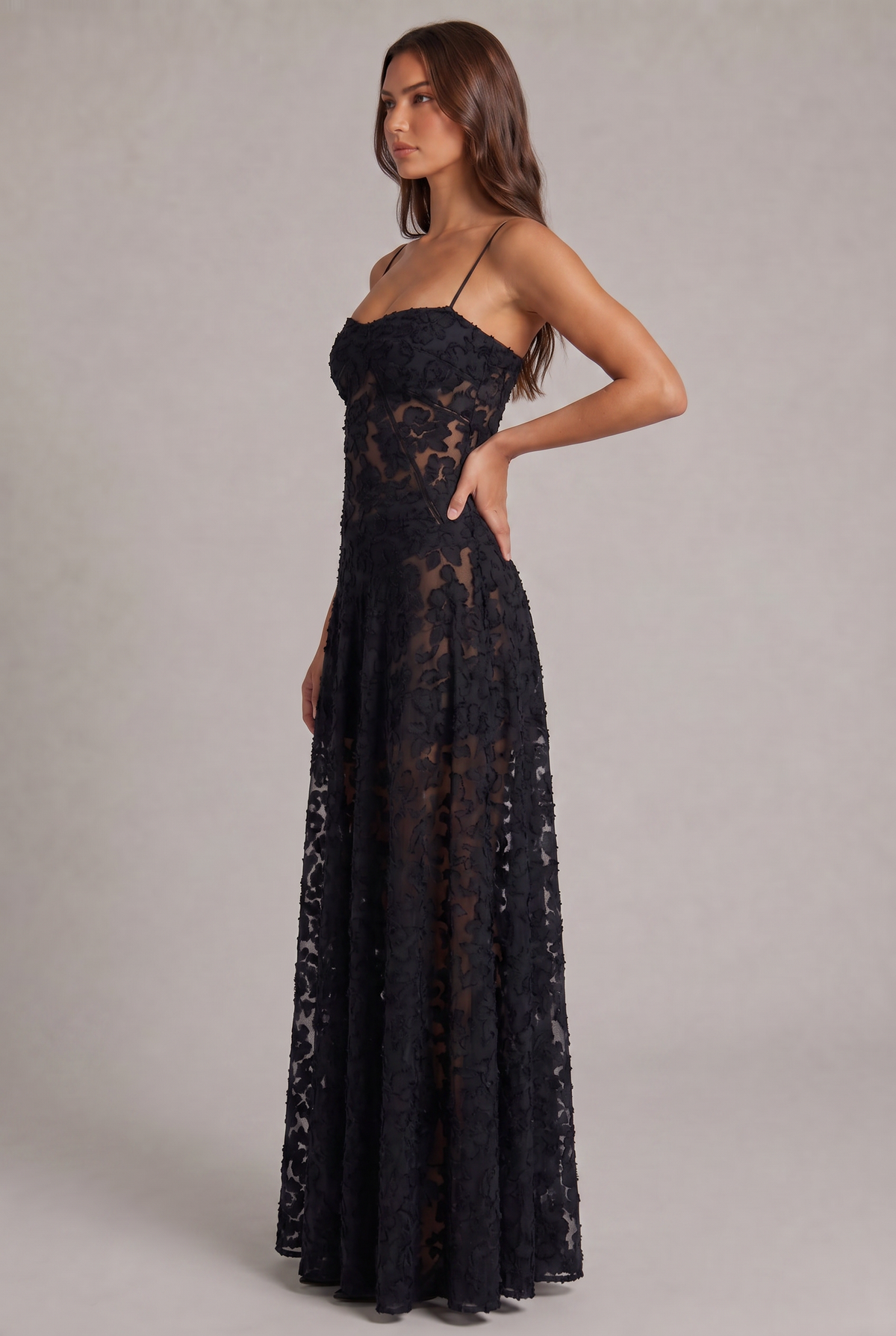 Bella Rosia Suknia Maxi