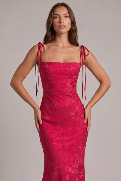 Suknia Floriana Jacquard Bloom
