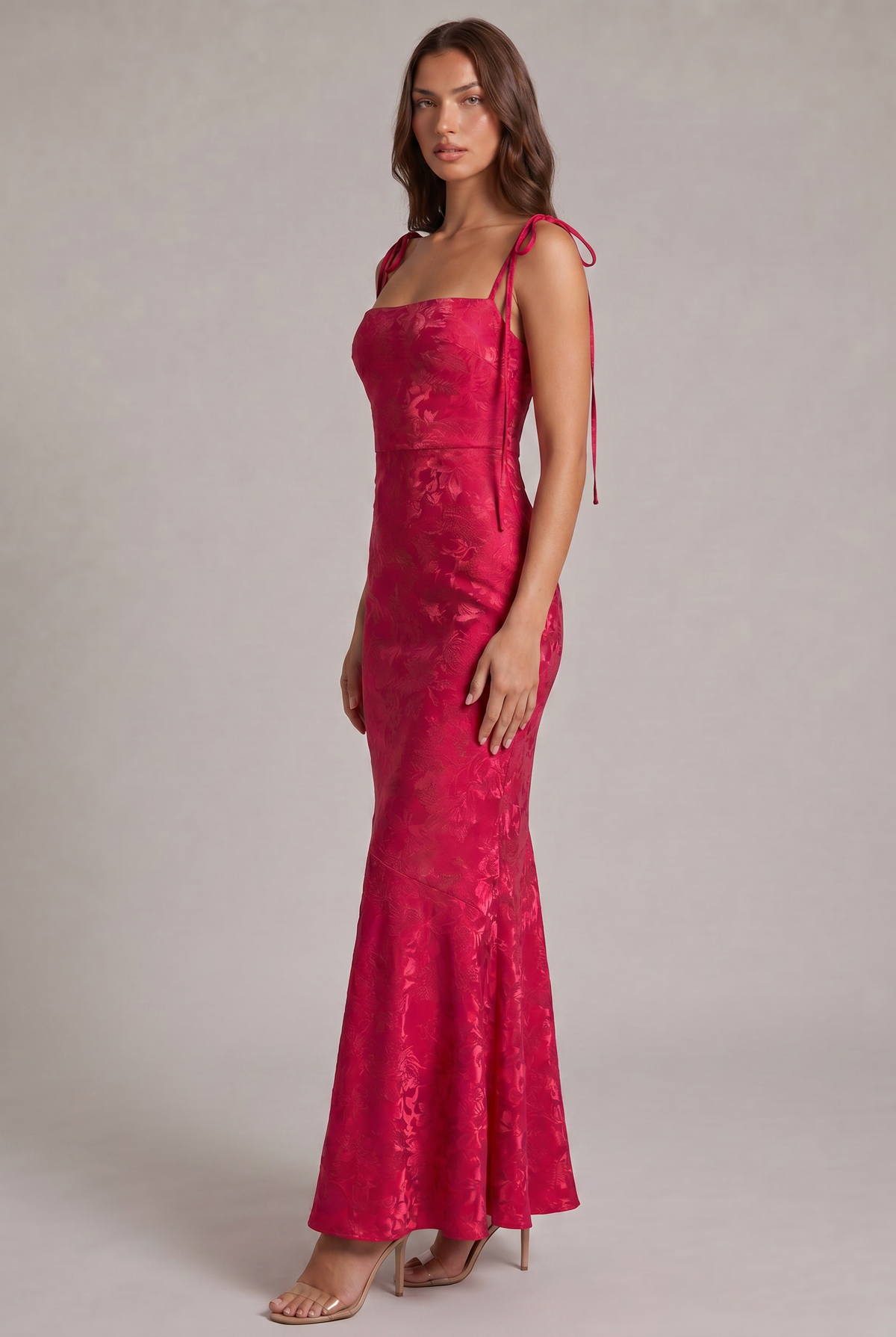Suknia Floriana Jacquard Bloom