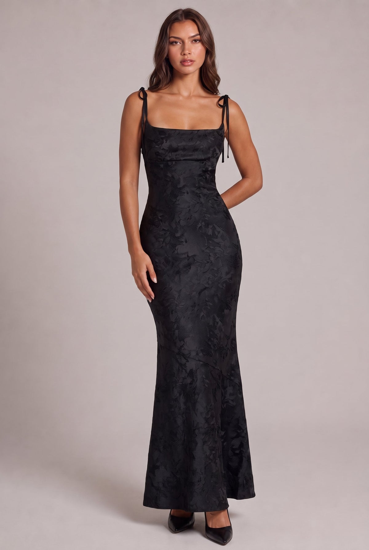 Suknia Floriana Jacquard Bloom