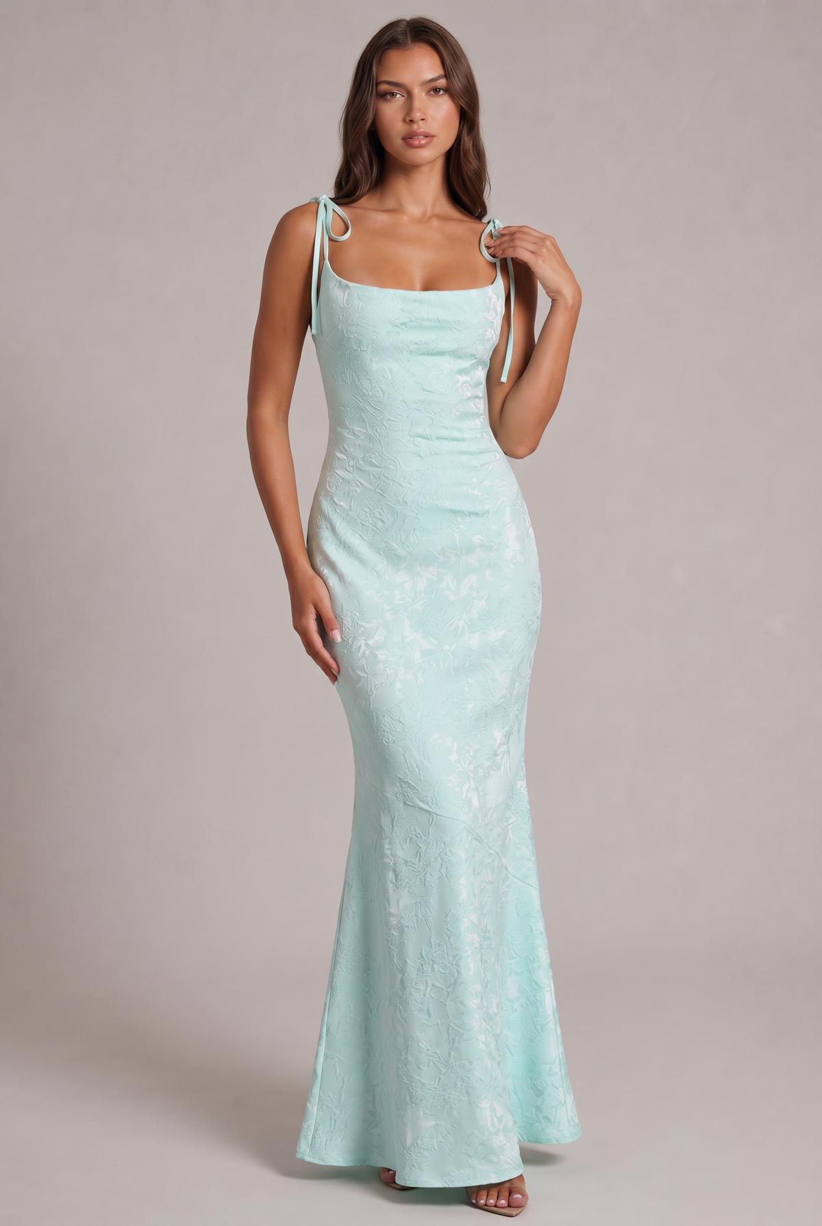 Suknia Floriana Jacquard Bloom