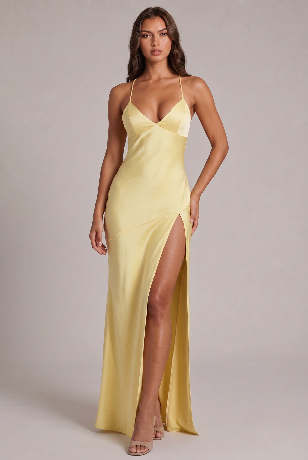 Sukienka Livia Satin Maxi