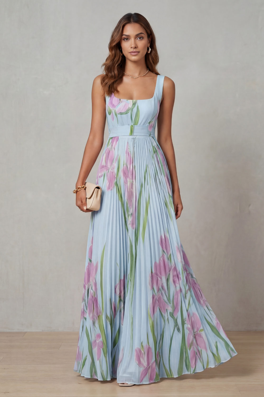 Sukienka maxi Vivienna w kwiaty