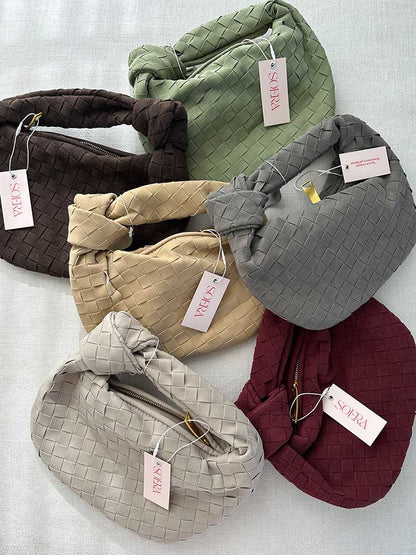 Torebka Malina · mini zamsz